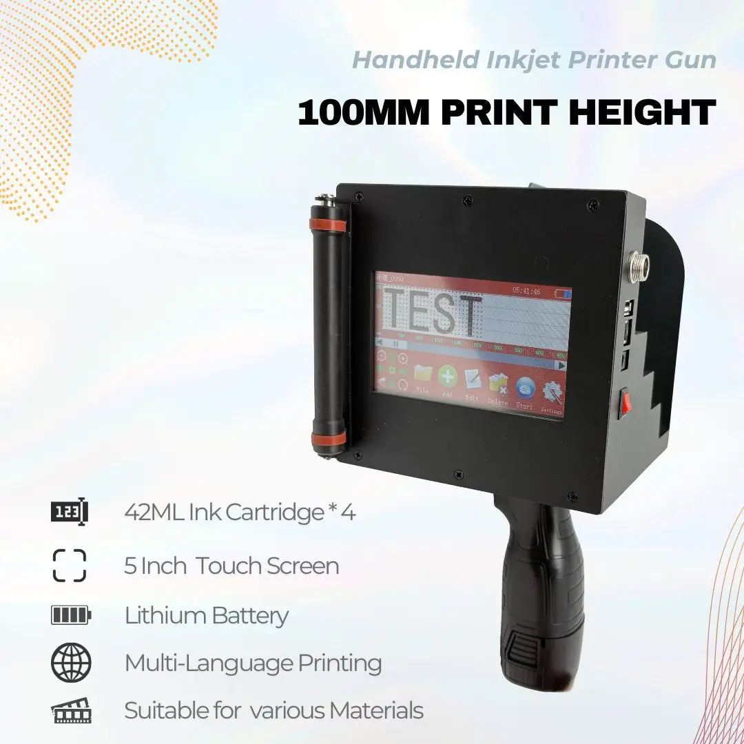 100mm HandHeld InkJet Printer