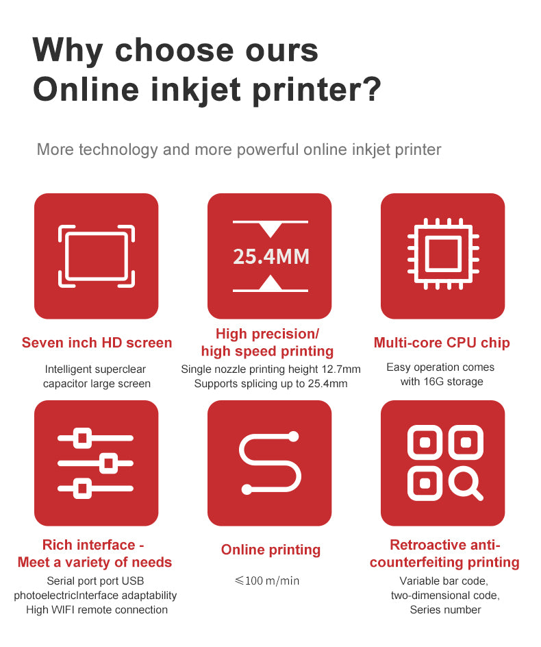 PointPrint handhold inkjet printer Advantages