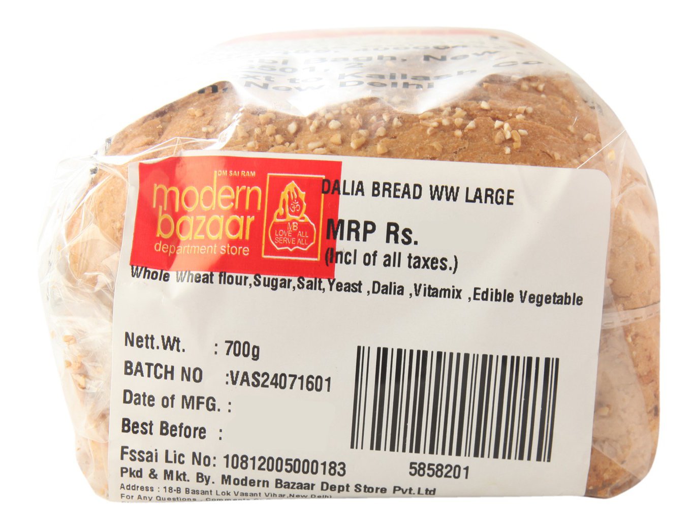 Handheld Inkjet Printer Printing Production Date on Bread Bags