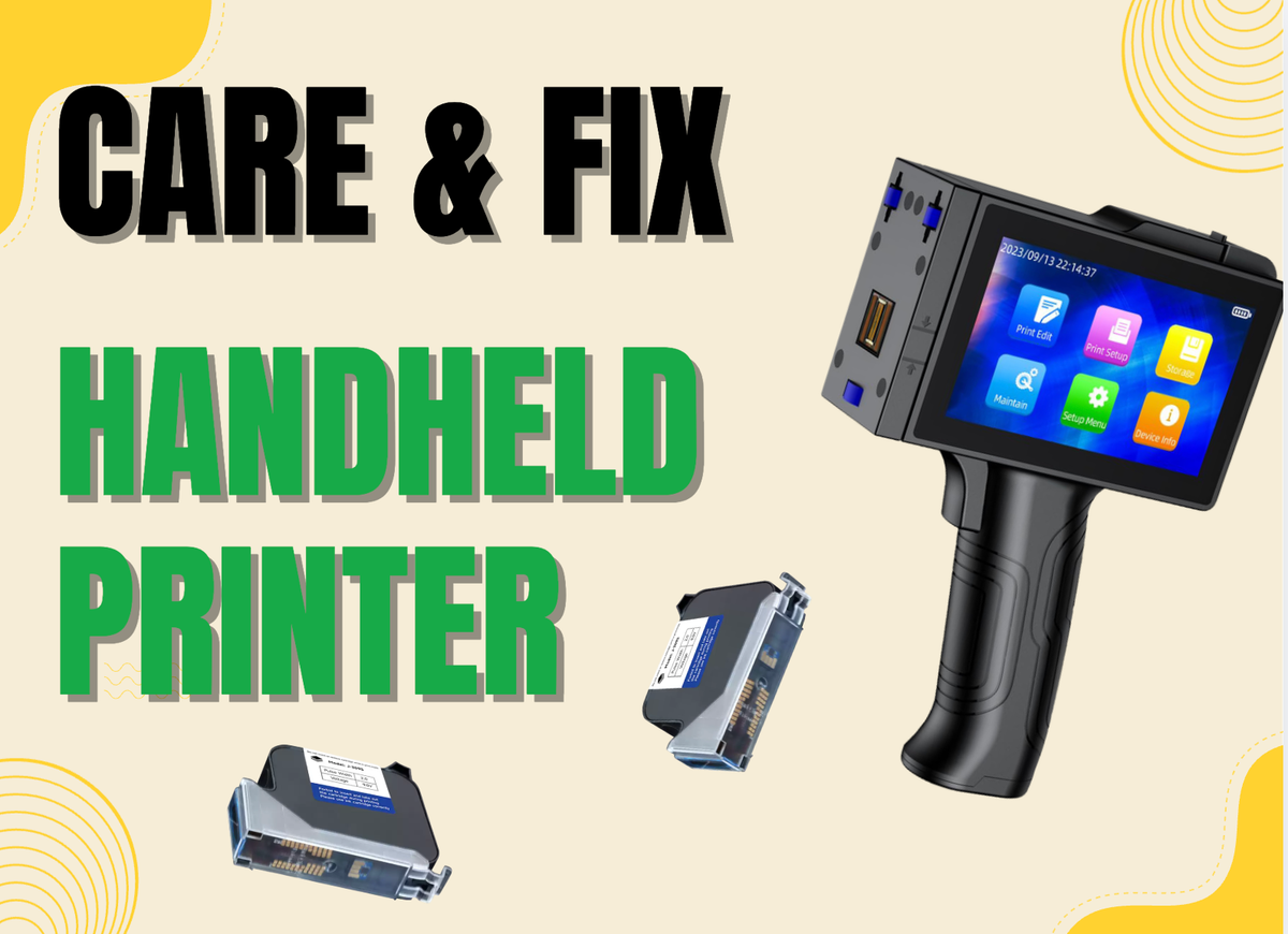Handheld Inkjet Printer Troubleshooting & Maintenance Guide